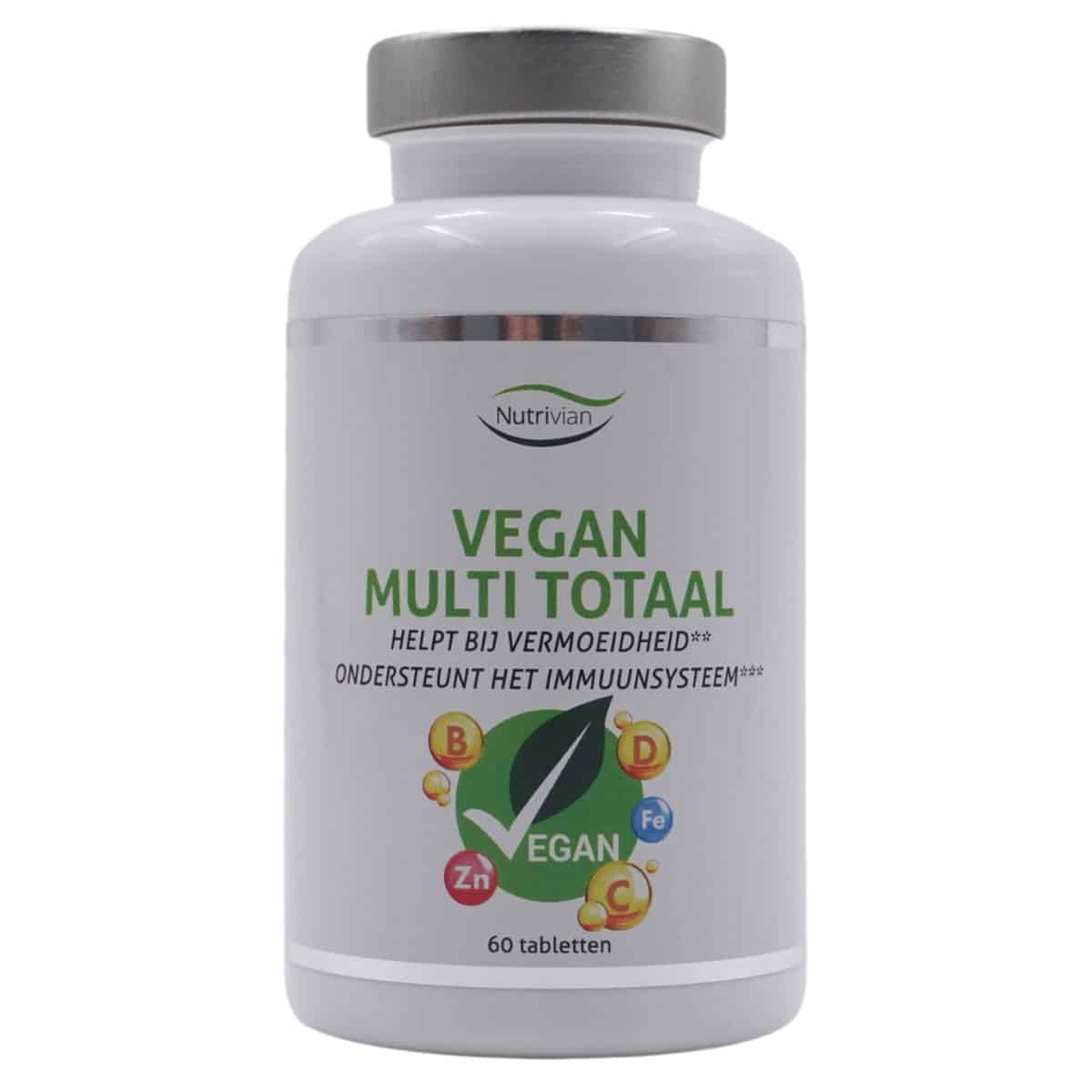 Nutrivian - Multi Vitaminas Veganas Totales (60 piezas)