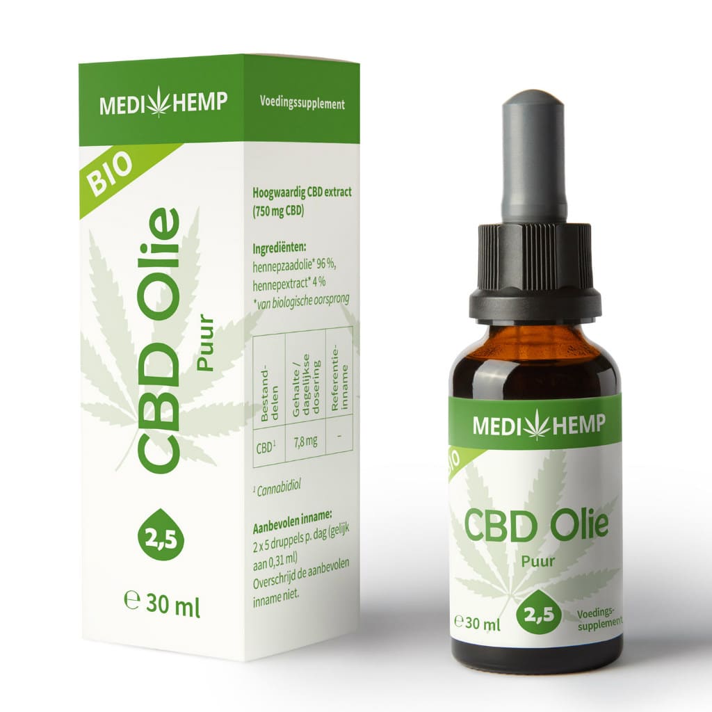 Medihemp - Aceite de CBD Pure 2,5% (30ml) - Imagen 2