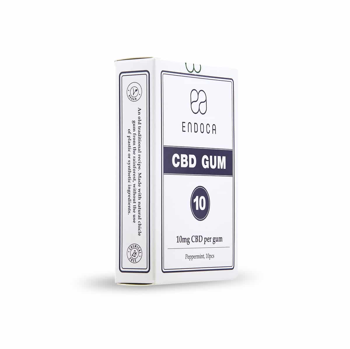 Endoca - Goma de mascar CBD (10 unidades) - Sabor menta - Imagen 4